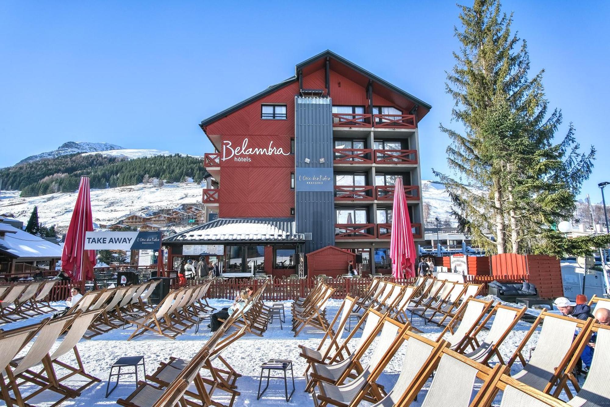 Hotel Les 2 Alpes L'Oree Des Pistes Ле-дез-Альп Екстер'єр фото