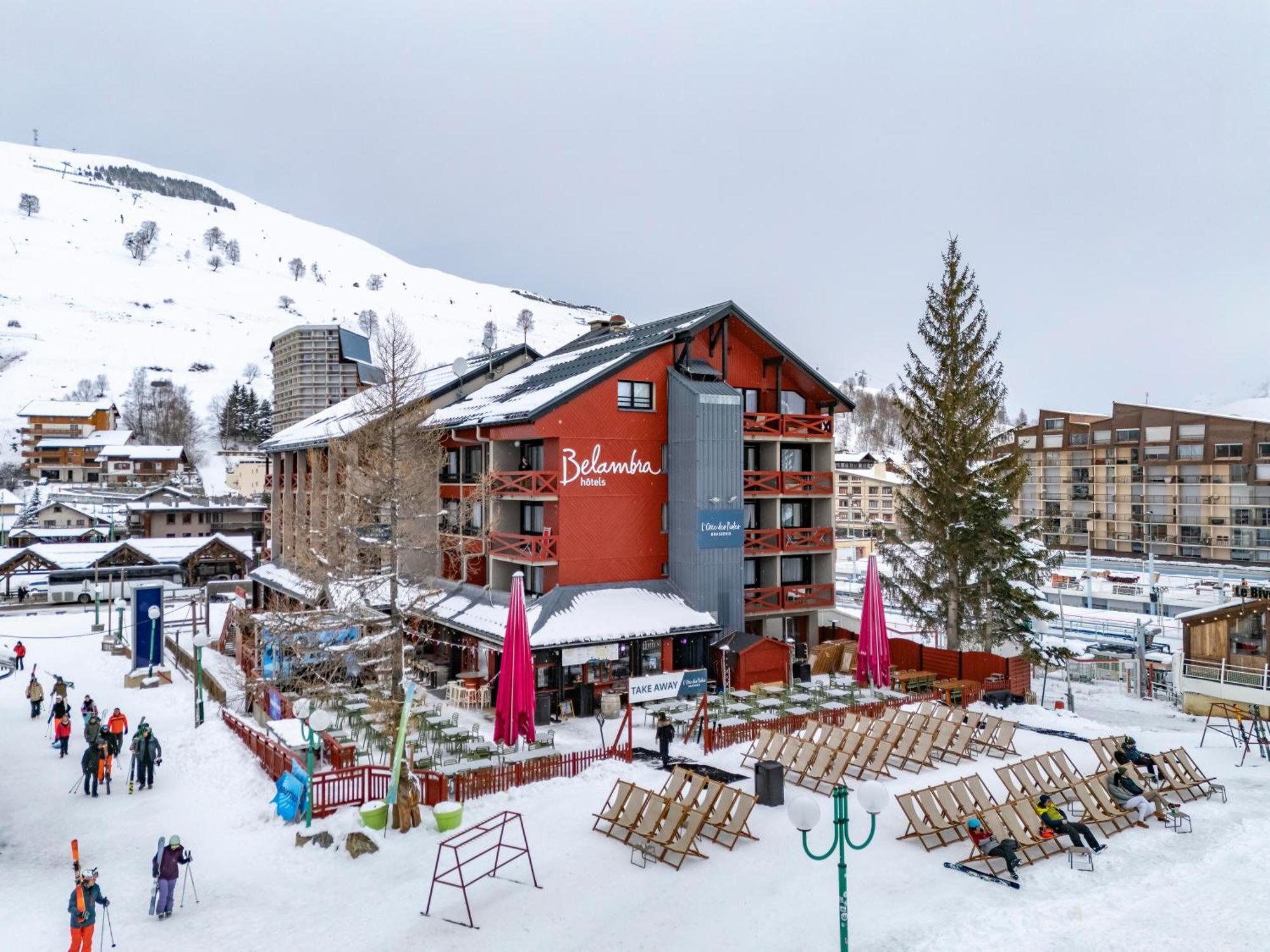 Hotel Les 2 Alpes L'Oree Des Pistes Ле-дез-Альп Екстер'єр фото
